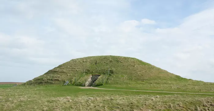 Maeshowe is located on the Orkney Islands and is a burial chamber from the Stone Age. Scientists have found runes there that remain a mystery to this day.