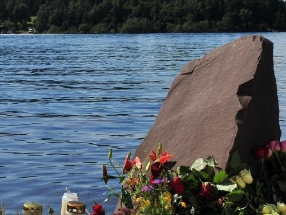 In memory of the victims at Utøya (Photo: Paal Sørensen / Wikimedia Commons)