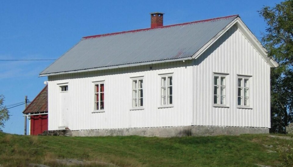 Hørte School in Grimstad, built in 1884, is restored and is now in use as a community centre. (Photo reproduced courtesy of Leidulf Mydland/NIKU)