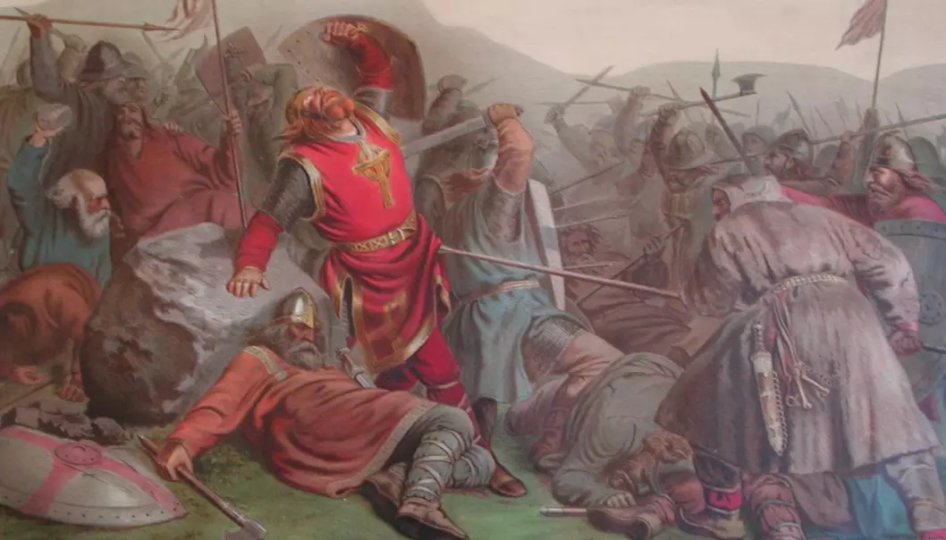 St Olav’s death at Stiklestad, painted by Peter Nicolai Arbo in 1859. (Photo: Wikimedia Commons)