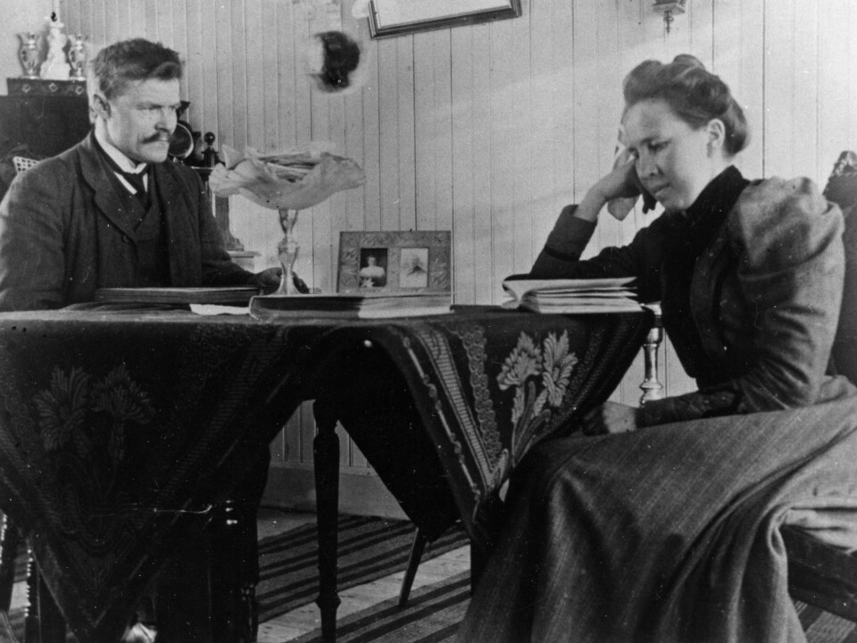 Anders Larsen and his wife. (Photo: G. Gustafson)