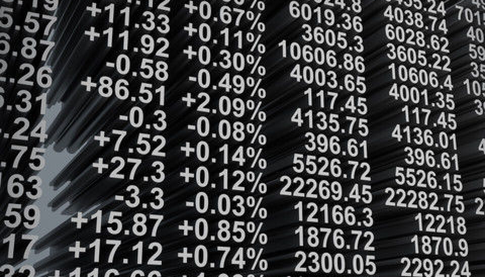 After the brokerage houses started to use powerful computers and more technology in share trading, new expertise has also found its way into the world of finance. (Photo: Colourbox)