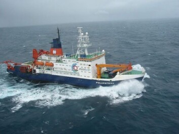 The research vessel Polarstern was used in the project. This photo was taken in september 2004. (Photo: Alfred Wegener Institute) The research vessel Polarstern was used in the project. This photo was taken in september 2004. (Photo: Alfred Wegener Institute)