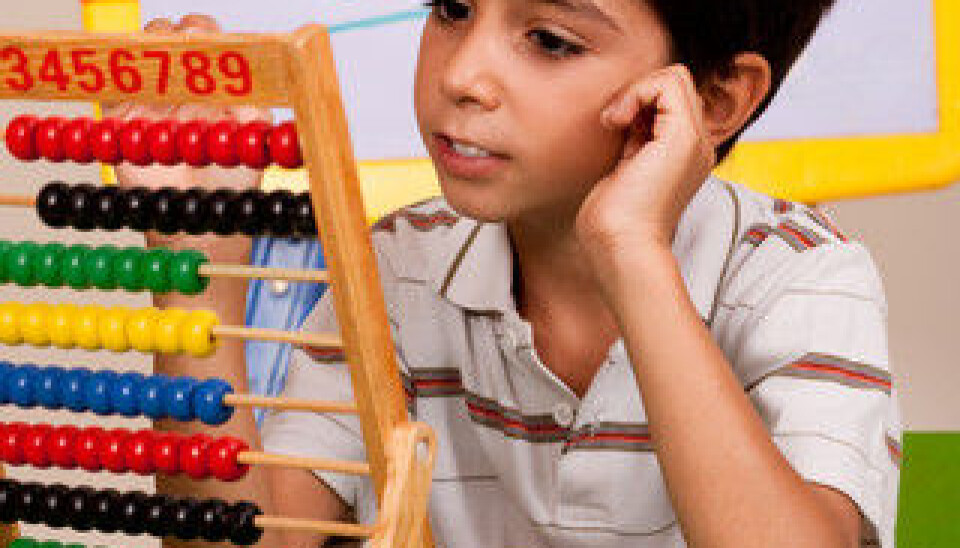 Children acquire much mathematical expertise during their early years, which is important for their later development in this area. (Photo: Colourbox)
