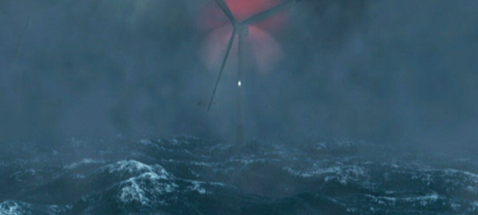 Lasers catching the wind in rough seas