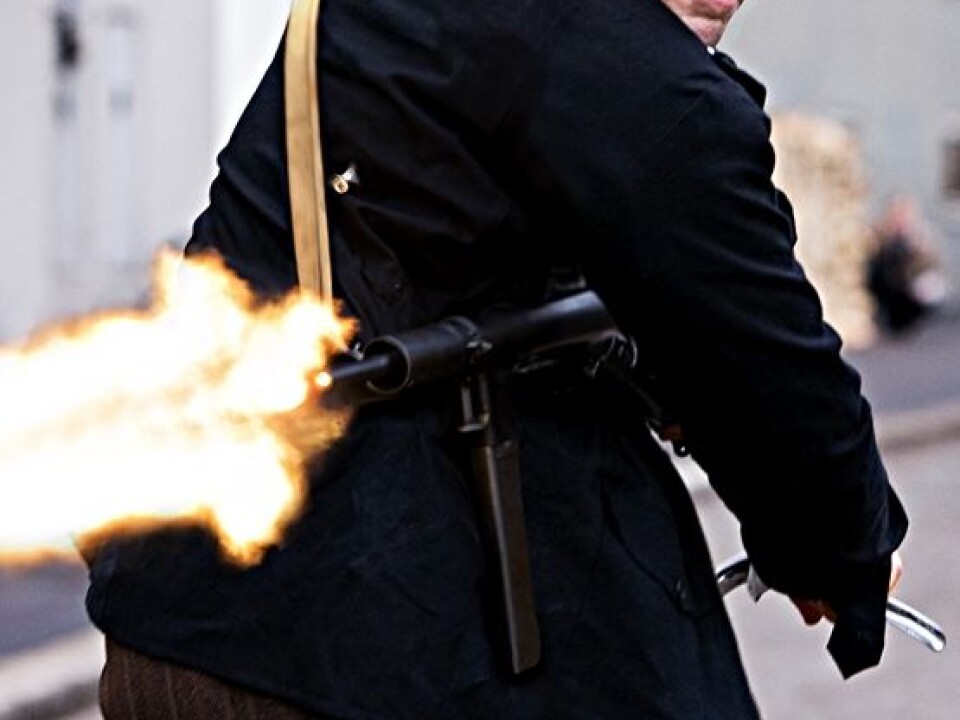 The film about war hero Max Manus is an example of modern myth construction. (Photo: Erik Aavatsmark / Filmkameratene AS)