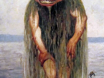Draugen, the ghost of a sailor lost at sea, is one of the most well-known mythical creatures from Northern Norway, but it is rarely heard of south of Trondheim. Theodor Kittelsen called his creation: “The water troll who eats only young girls”. (Painting: Theodor Kittelsen) Draugen, the ghost of a sailor lost at sea, is one of the most well-known mythical creatures from Northern Norway, but it is rarely heard of south of Trondheim. Theodor Kittelsen called his creation: “The water troll who eats only young girls”. (Painting: Theodor Kittelsen)