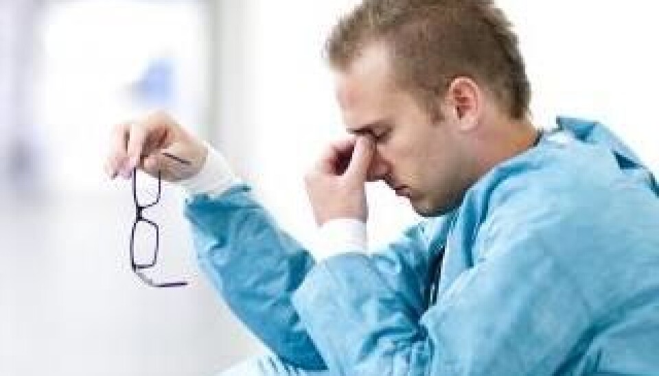 One of the research findings is that the younger the medical student is, the higher their risk of depression. (Photo: Colourbox)