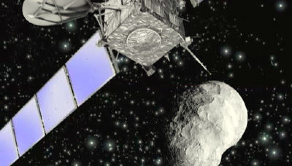 The comet chaser Rosetta meets asteroid. (Illustration photo: ESA)