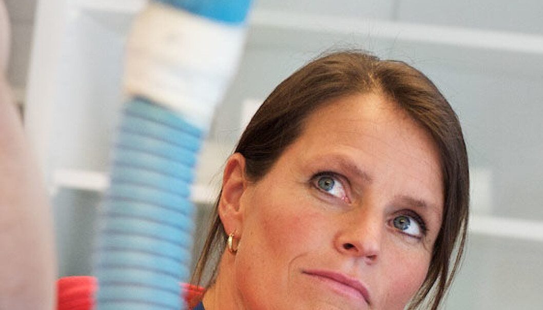 Cancer patients can tolerate exercise surprisingly well, according to Elisabeth Edvardsen. (Photo: Birgitte Hendeide.) Cancer patients can tolerate exercise surprisingly well, according to Elisabeth Edvardsen. (Photo: Birgitte Hendeide.)