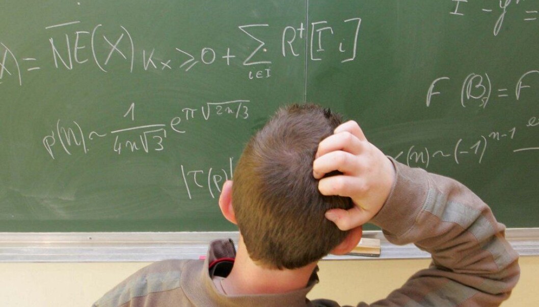 Norwegians students have scored poorly in international tests in mathematics (Photo: Colourbox) Norwegians students have scored poorly in international tests in mathematics (Photo: Colourbox)