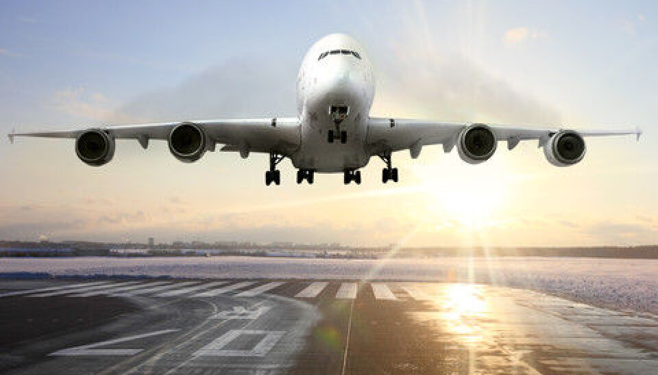 The more precise the condition notifications are, the easier it is for an aircraft to land without sliding. (Illustration photo: Colourbox)