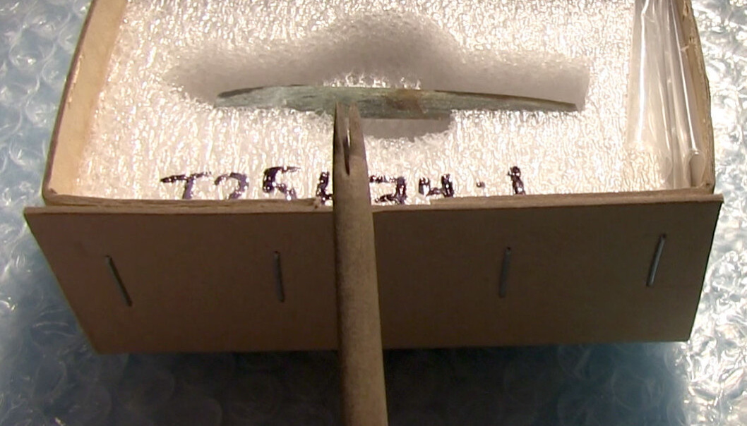 This is Martin Callanan's favourite item, an arrow from the Stone Age. This is Martin Callanan's favourite item, an arrow from the Stone Age.