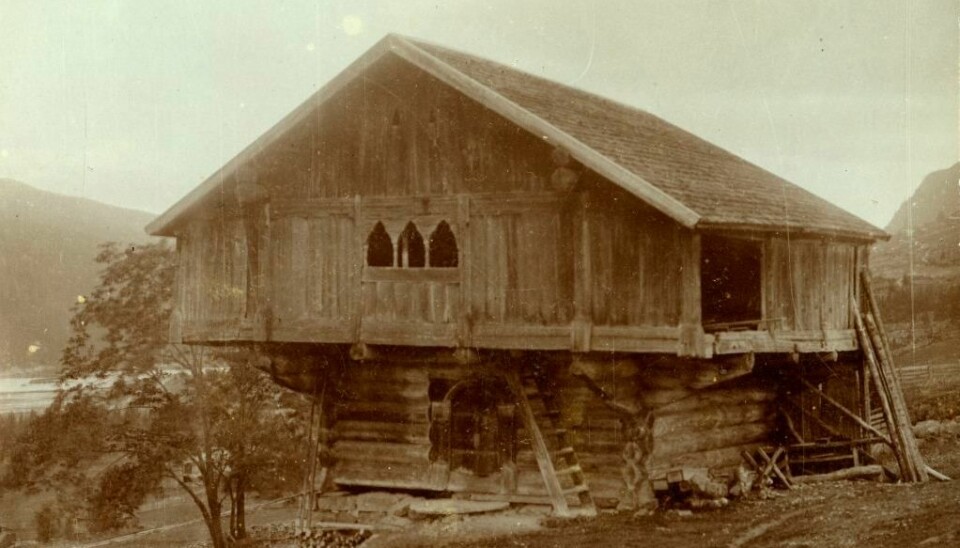 This elevated storehouse was in continual use until the 1900s, when it was moved to an outdoor museum in Hallingdal in 1908. (Photo: Hallingdal Museum)