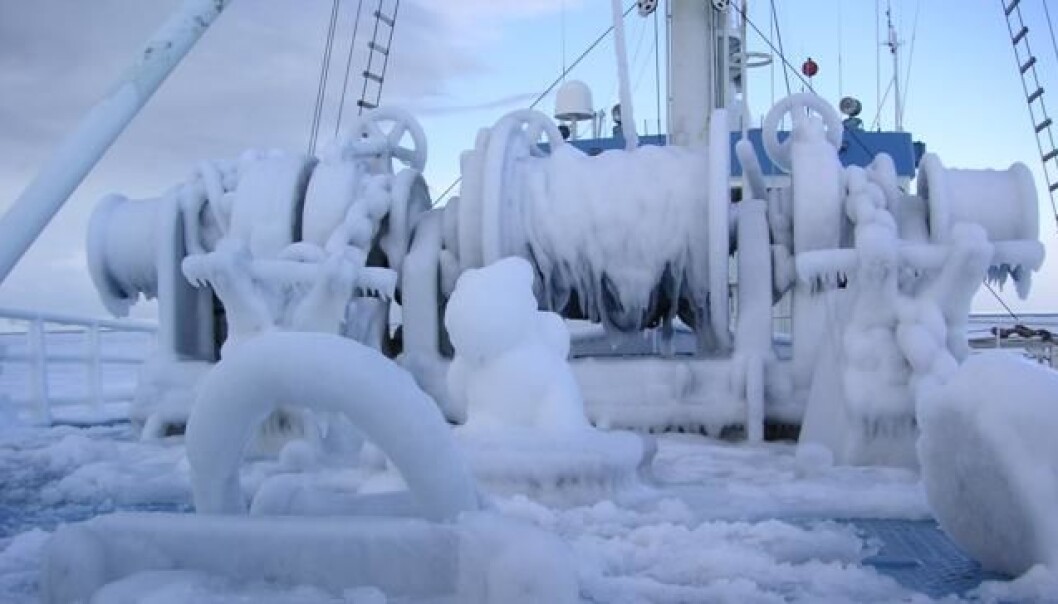 Ice and cold weather increase the risk of frostbite. New technology can alert you when your body has had enough. (Photo: Ragnhild Lundmark Daae) Ice and cold weather increase the risk of frostbite. New technology can alert you when your body has had enough. (Photo: Ragnhild Lundmark Daae)