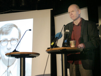 Professor Roger Strand of the Centre for the Study of the Sciences and the Humanities at the University of Bergen spoke about prize winner Bruno Latour’s work at the announcement ceremony Tuesday. (Photo: Andreas R. Graven) Professor Roger Strand of the Centre for the Study of the Sciences and the Humanities at the University of Bergen spoke about prize winner Bruno Latour’s work at the announcement ceremony Tuesday. (Photo: Andreas R. Graven)