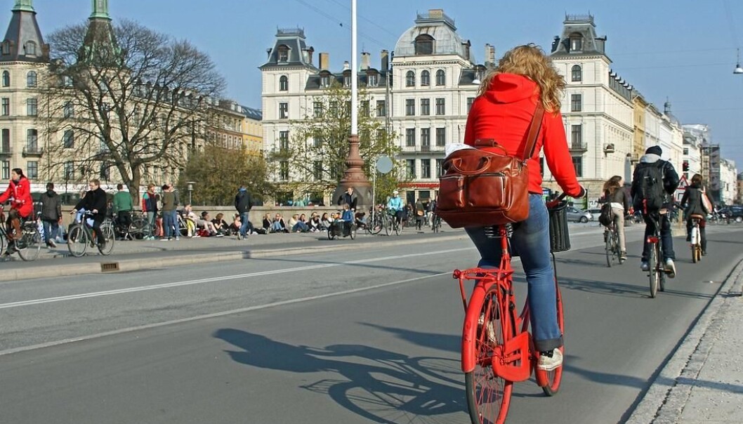 Copenhagen as one of the highest shares of cyclists in the Nordic countries. You don’t see nearly so many urban Norwegians on two wheels. (Photo: Colourbox) Copenhagen as one of the highest shares of cyclists in the Nordic countries. You don’t see nearly so many urban Norwegians on two wheels. (Photo: Colourbox)