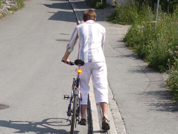 Trondheim promotes cycling with a bike lift, a strip of moving sidewalk up one its hills. (Photo: Trampe Bicycle Lift, Trondheim) Trondheim promotes cycling with a bike lift, a strip of moving sidewalk up one its hills. (Photo: Trampe Bicycle Lift, Trondheim)