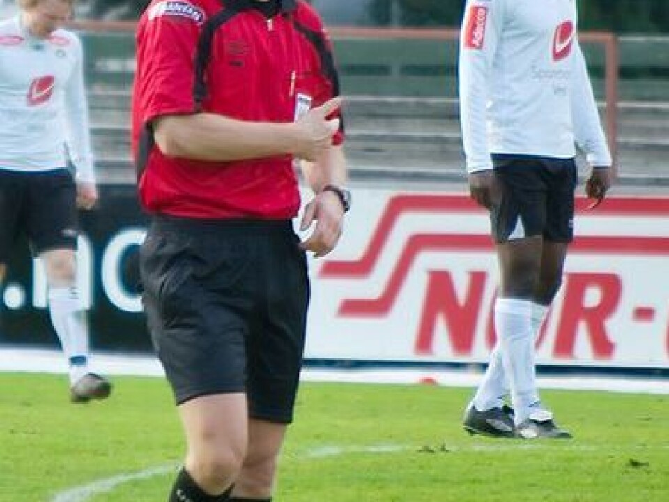 Tommy Skjerven has years of experience as a elite league referee. (Photo: Bjørn Erik Pedersen/Wikimedia Commons)
