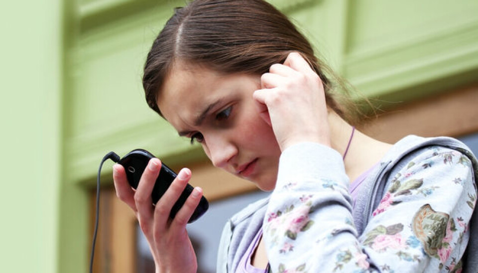 Smartphones can be used as a tool for psychological testing. (Photo: Colourbox)