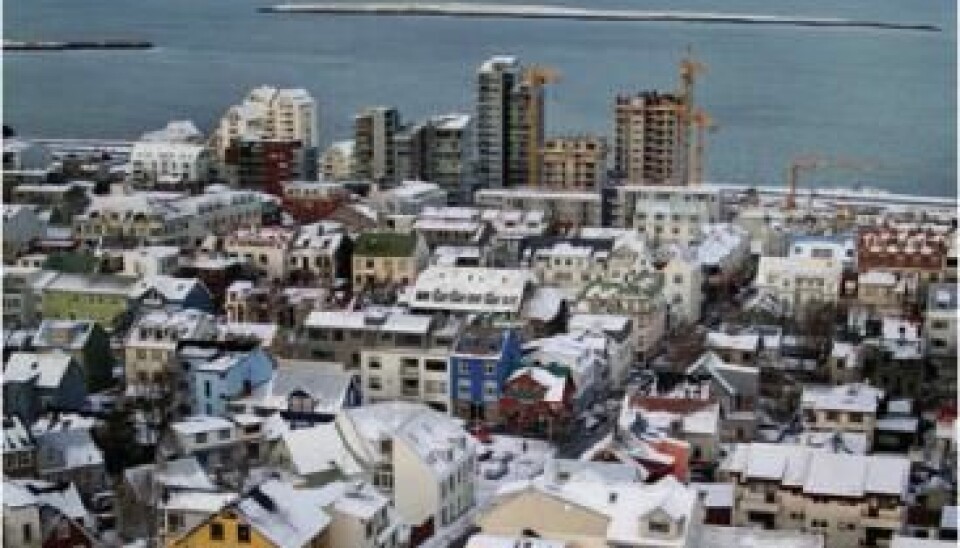 Iceland's capital, Reykjavik, got its first high-rises during the economic boom in the early 2000's. (Photo: P. Snorri Tryggvason)