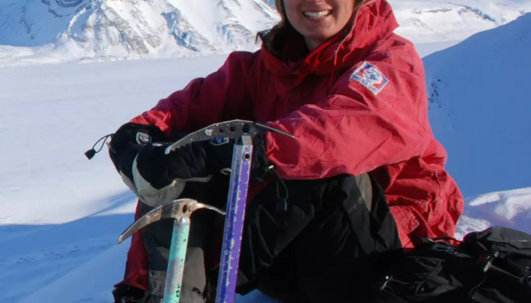Anne Chapuis at Svalbard (Photo: private)