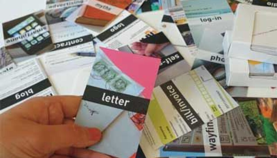 A card-based toolkit. (Photo: Simon Clatworthy, AHO)