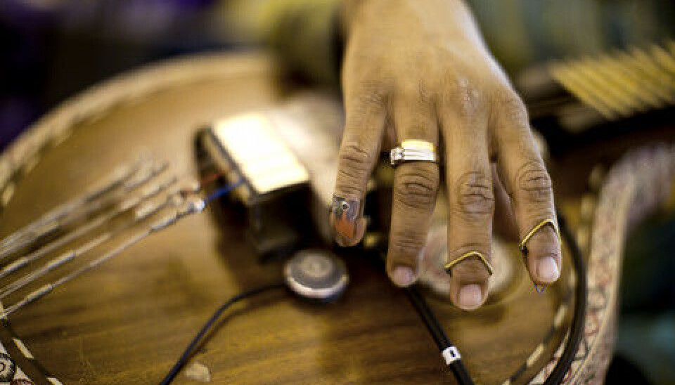 Jon Skarpeid doctoral work on religion includes a study of Hindu music. (Photo: Colourbox)