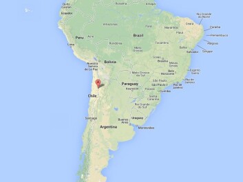 The Llullaillaco Volcano is on the border between Argentina and Chile. (Source: Google Maps) The Llullaillaco Volcano is on the border between Argentina and Chile. (Source: Google Maps)