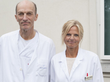 Cathrine Ebbing and Svein Rasmussen, two of the researchers involved in the new study. (Photo: Helga Maria Sulen Sund, Haukeland Cathrine Ebbing and Svein Rasmussen, two of the researchers involved in the new study. (Photo: Helga Maria Sulen Sund, Haukeland
