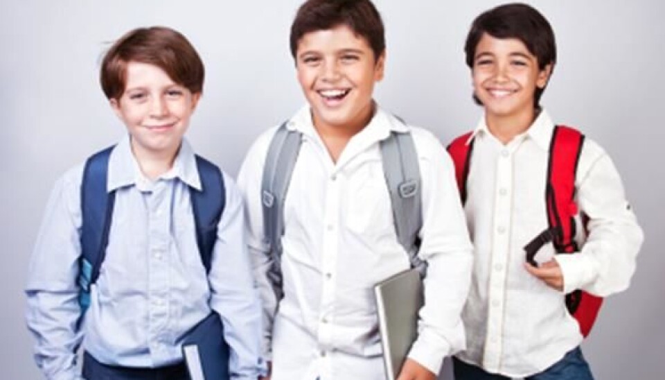 The boys at the primary school where Stian Overå conducted his field studies were considerate and inclusive, and very concerned about their appearance. (Photo: Colourbox)