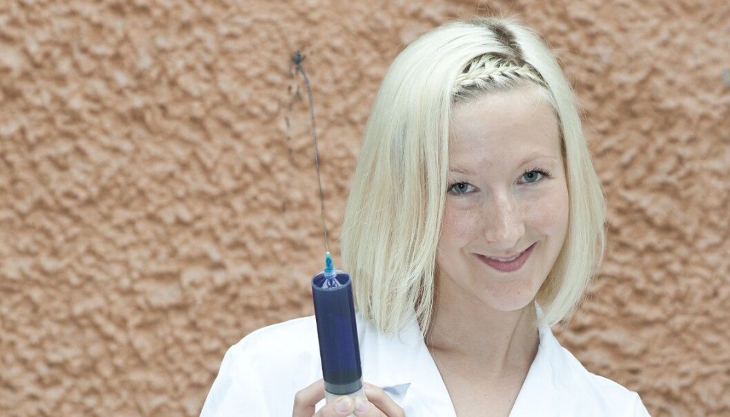 Botulinum toxin (Botox®) injections in the stomach slimmed down rats. PhD student Helene Johannessen (above) of the Norwegian University of Science and Technology (NTNU) is researching the procedure’s possible use in reducing human obesity. (Photo: M. Wagelund, NTNU) Botulinum toxin (Botox®) injections in the stomach slimmed down rats. PhD student Helene Johannessen (above) of the Norwegian University of Science and Technology (NTNU) is researching the procedure’s possible use in reducing human obesity. (Photo: M. Wagelund, NTNU)