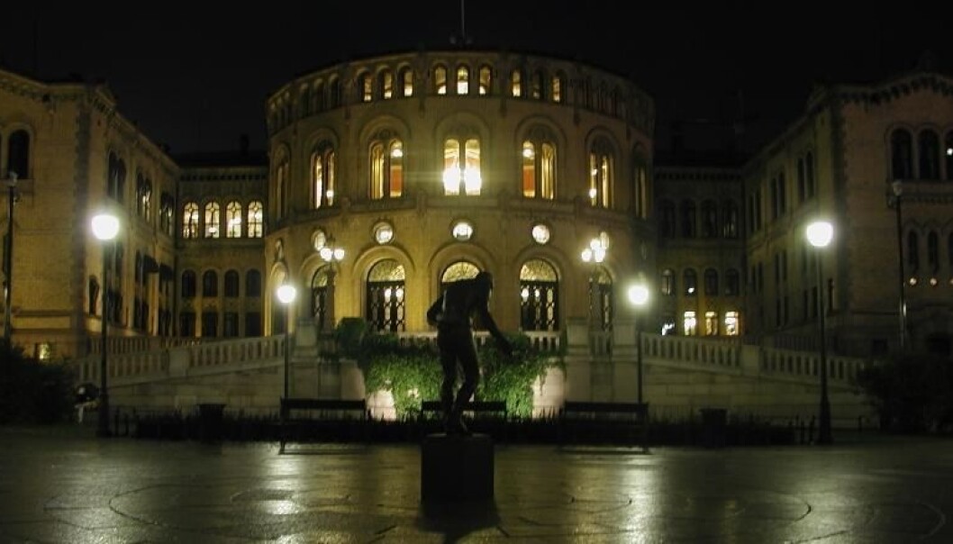 The Norwegian parliament in a light rain. Politicians need to do more than pay lip service to green goals. (Photo: iStock) The Norwegian parliament in a light rain. Politicians need to do more than pay lip service to green goals. (Photo: iStock)