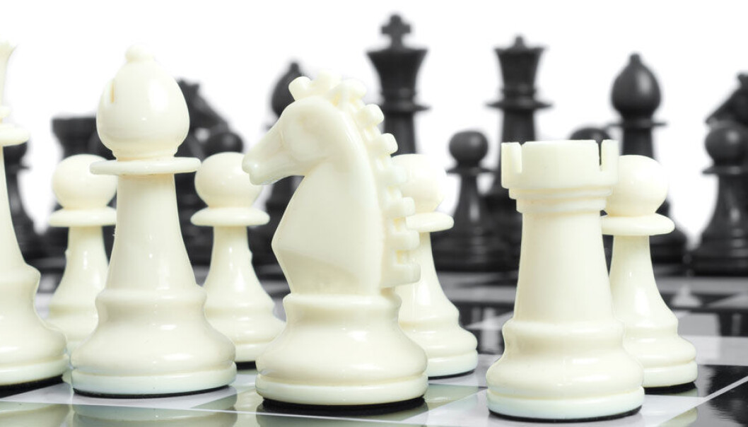 It’s been said that if chess is like looking across an ocean then checkers is like looking down a well. Chess can also be called a sophisticated form of noughts and crosses – or tic-tac-toe. (Photo: Colourbox.com) It’s been said that if chess is like looking across an ocean then checkers is like looking down a well. Chess can also be called a sophisticated form of noughts and crosses – or tic-tac-toe. (Photo: Colourbox.com)