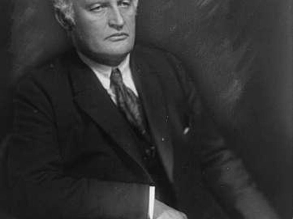 Edvard Munch, 1921. (Photo: Anders Beer Wilse, Norwegian Museum of Cultural History)