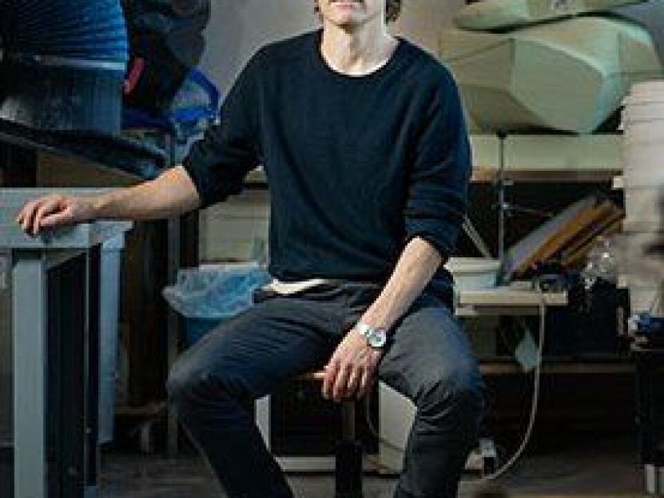 Prof. Tore Gulden, Dept. of product design at HiOA, finds new paths in the search of a more sustainable design. (Photo: Benjamin A. Ward)