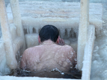 An ice bath feels good, as long as you get out of the water almost immediately after submersion, dry off and warm up – or like a Finn, run back into the sauna. (Photo: Colourbox) An ice bath feels good, as long as you get out of the water almost immediately after submersion, dry off and warm up – or like a Finn, run back into the sauna. (Photo: Colourbox)