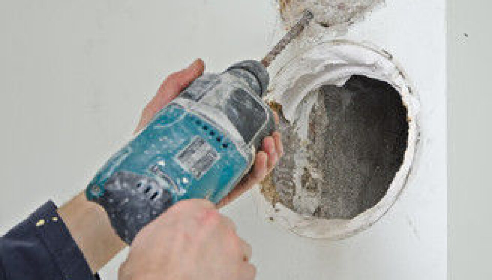 The sound of drilling can get on one’s nerves. (Photo: Colourbox)