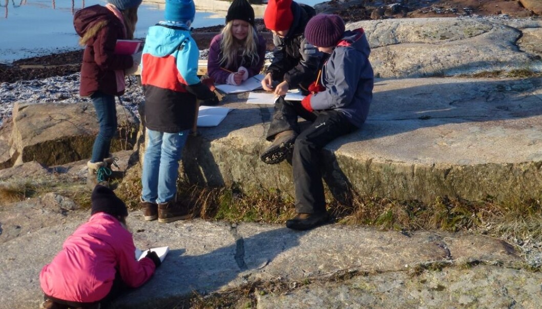 Learning geology is easier when ordinary concepts are applied. (Photo: Annette Tingstad) Learning geology is easier when ordinary concepts are applied. (Photo: Annette Tingstad)
