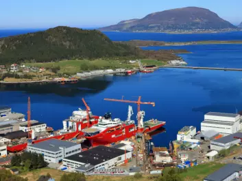 The shipyard at Søviknes in Haram Norway has good experiences with “Lean Project Planning”. (Photo: Vard)