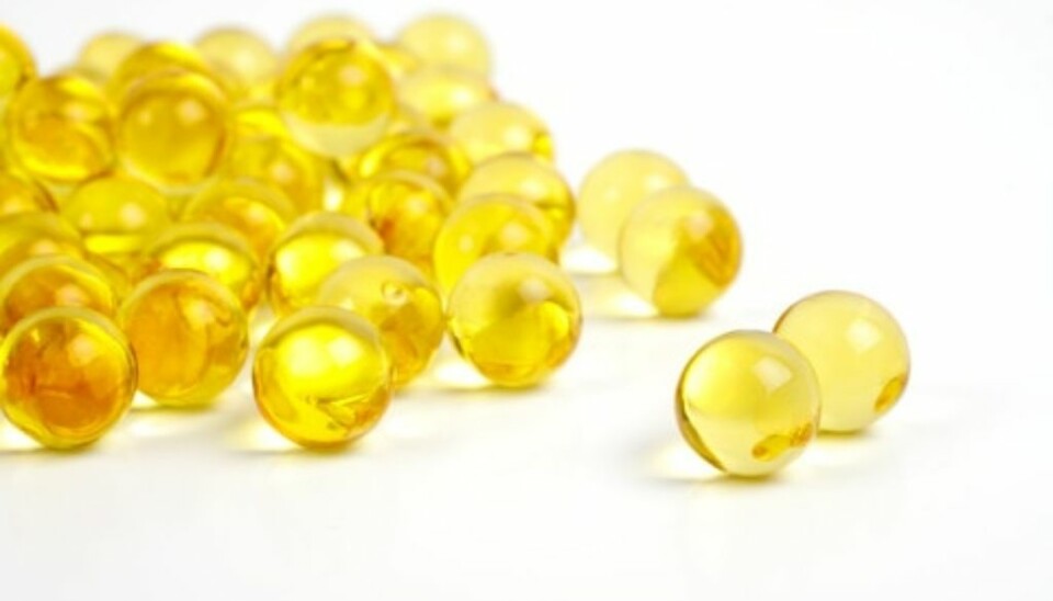Omega-3 fatty acid capsules. Many general practitioners report having patients who have suffered haemorrhaging or blood clots by combining fish oil products with medications to regulate blood pressure. (Photo: Colourbox)
