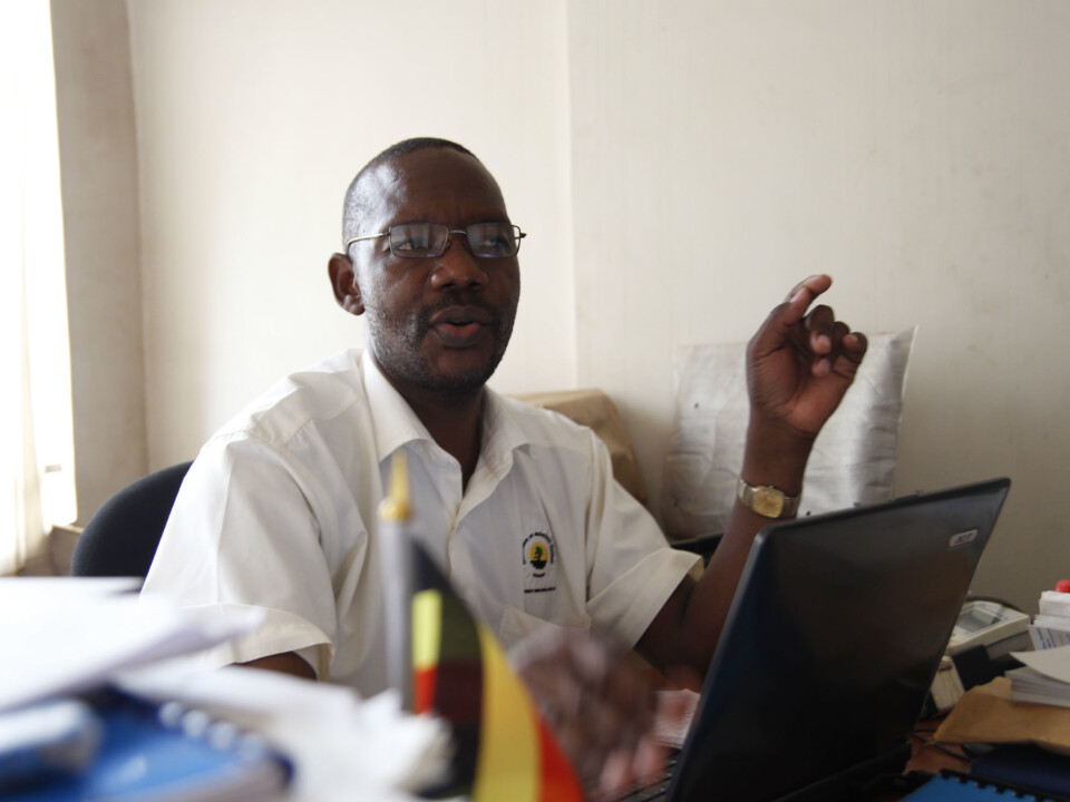 Joseph Kikomeko is responsible for developing a new syllabus for subject and vocational teaching. (Photo: Runo Isaksen, SIU)