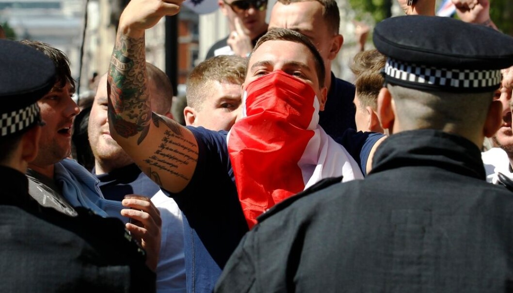 Generally, in Western Europe the tendency of sizeable groups to use violence is on the decline, even though radical right movements and parties are growing in several countries and regions. The English Defence League is one of the larger of these groups. (Photo: REUTERS/Luke MacGregor) Generally, in Western Europe the tendency of sizeable groups to use violence is on the decline, even though radical right movements and parties are growing in several countries and regions. The English Defence League is one of the larger of these groups. (Photo: REUTERS/Luke MacGregor)