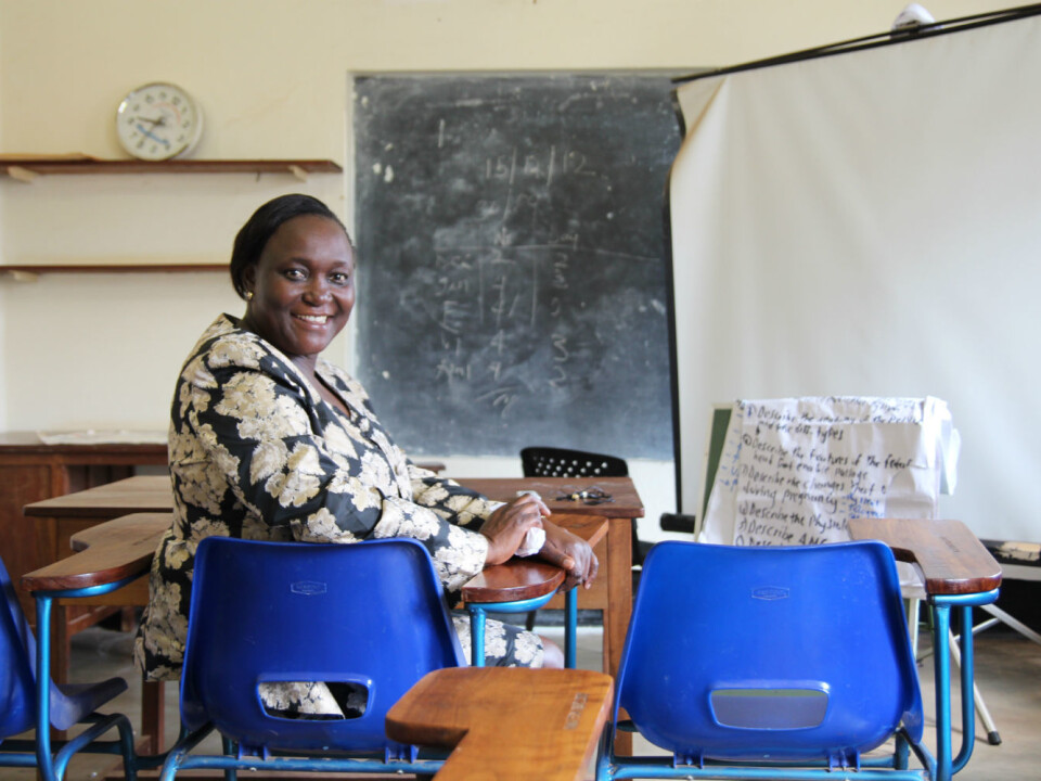 The lack of highly qualified health workers such as midwives is a major problem in Uganda, says Rose Chalo Nabirye. (Foto: Runo Isaksen, SIU))