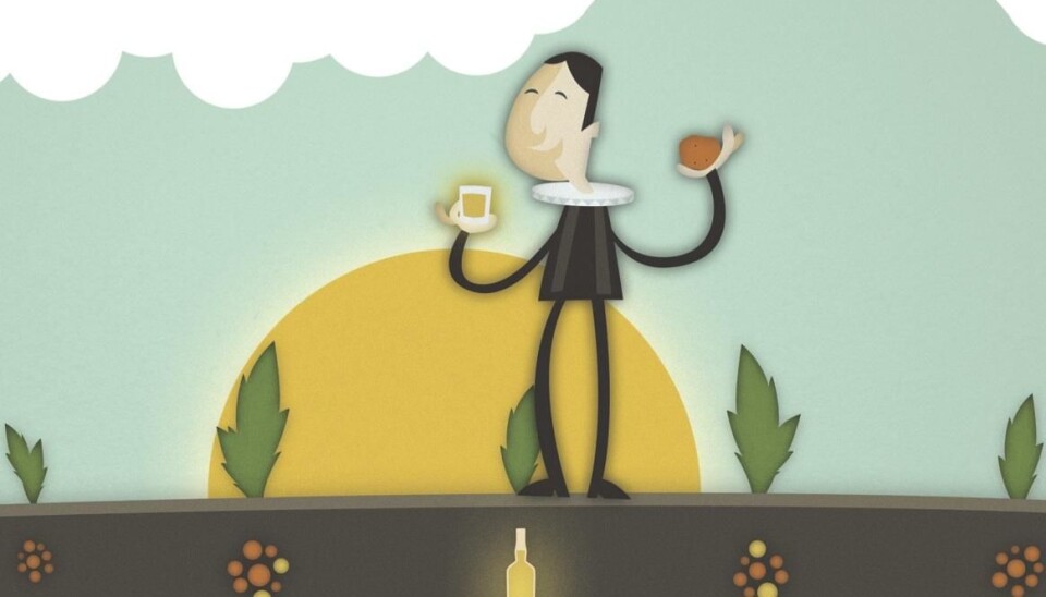 The potato priests contributed significantly to spreading the message of the potato to Norwegians. The fact that the potato was used for liquor production, probably didn’t harm the potato’s popularity with the common man. (Illustration: Tini Malitius/University of Bergen)