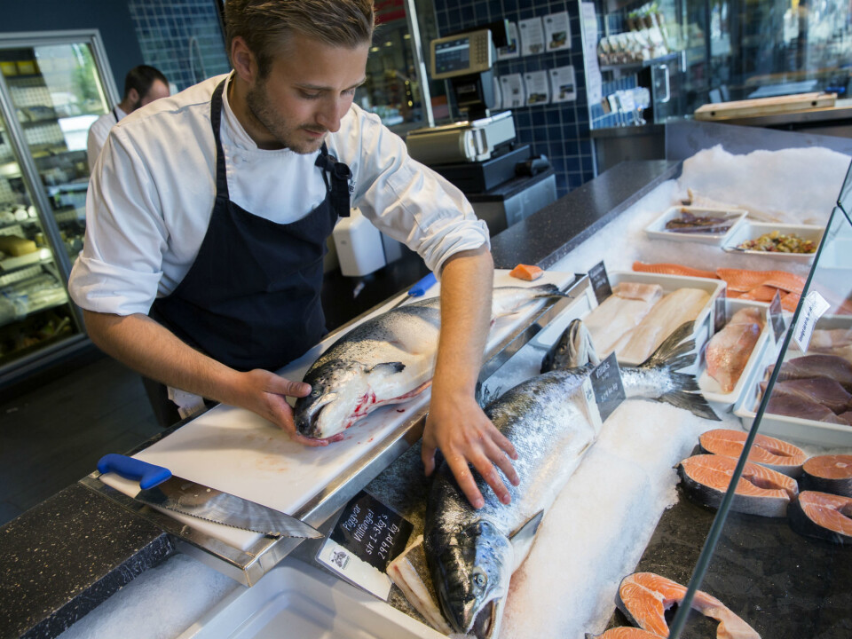 Salmon production is currently at just over one million tons per year, and production is expected to increase substantially in the future. (Photo: Berit Roald/NTB scanpix)