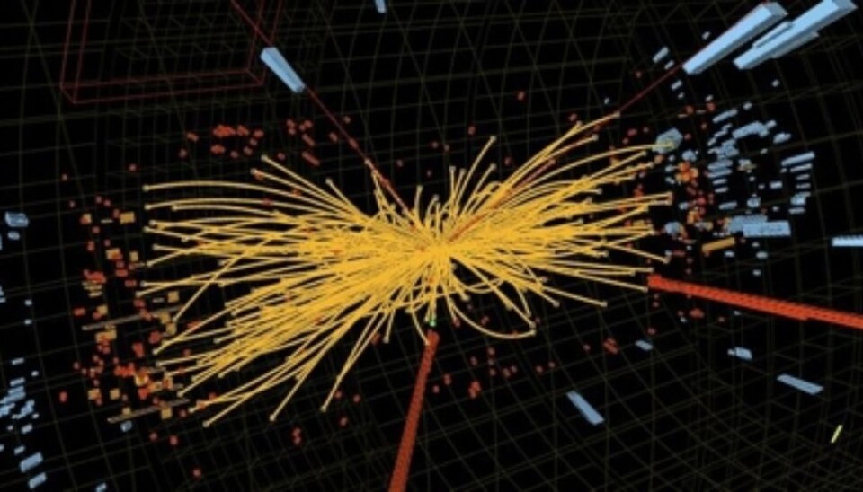 The Higgs boson plays a central role in the universe because it is indirectly responsible for providing mass to elementary particles. (Photo: CERN)