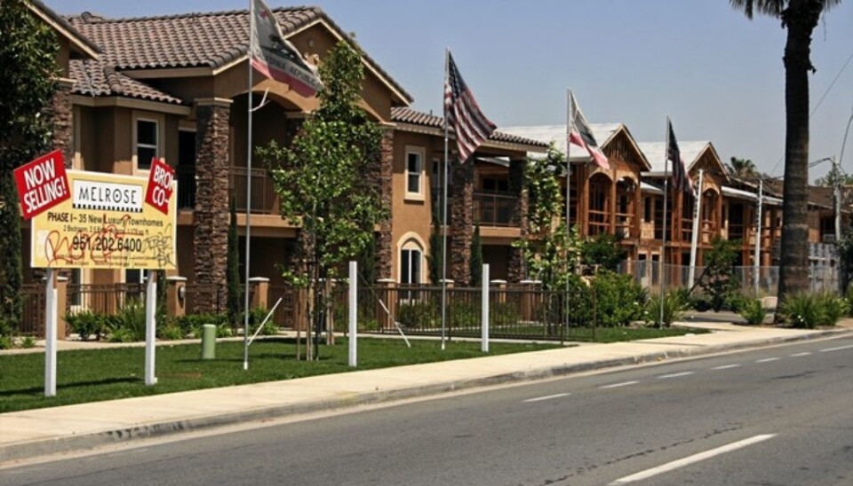 Houses for sale in Los Angeles, 2008. (Photo: Gry Winther/NTB scanpix)