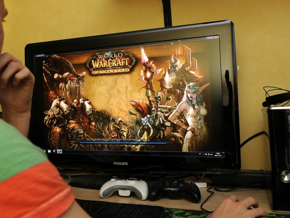 “World of Warcraft” and many other popular computer games but they do help players from non-English speaking countries to improve their vocabularies. (Photo: NTB Scanpix)