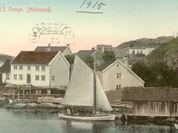 Ny Hellesund in South Norway was a coastal harbour spot which became a tourist magnet in the 1900s. (Photo: a postcard from ca. 1915) Ny Hellesund in South Norway was a coastal harbour spot which became a tourist magnet in the 1900s. (Photo: a postcard from ca. 1915)